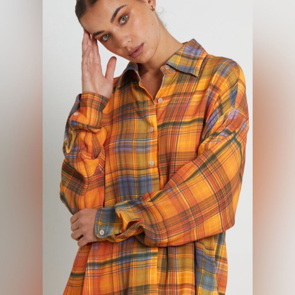 Charlie‎ Holiday/Anthropologie Maple Shirt Size 10/XL